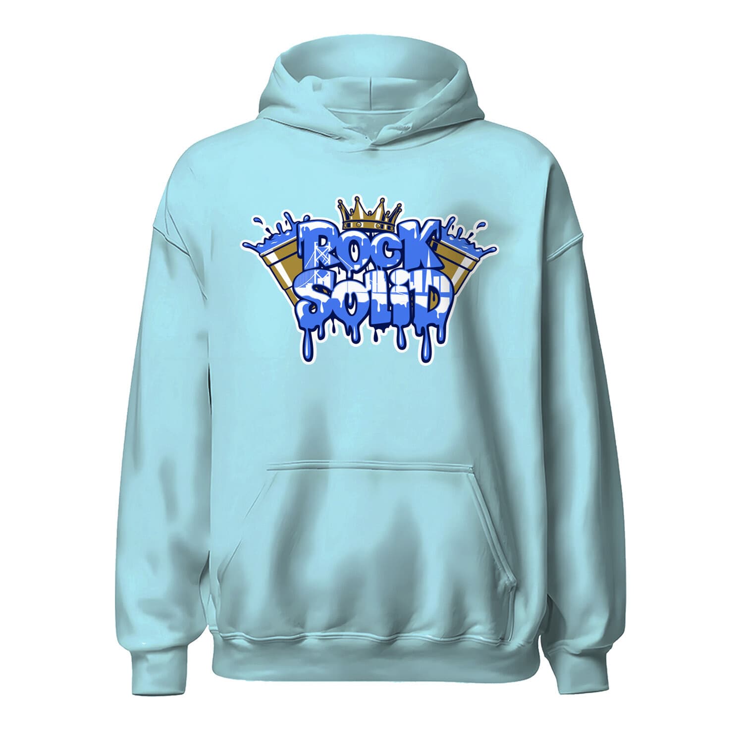 Light Blue Rock Solid Hoodie